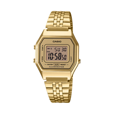 RELOJ CASIO LA680WEGA-9ER VINTAGE MINI MUJER 33.5 × 28.6 × 8.6MM